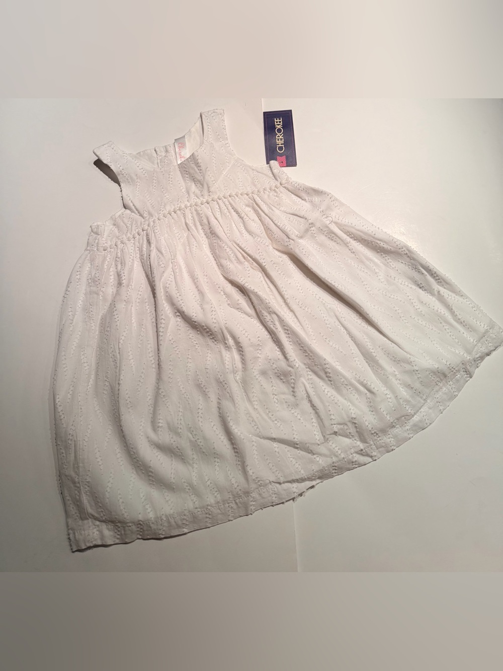 NEW Cherokee White Tank Dress Size 3T